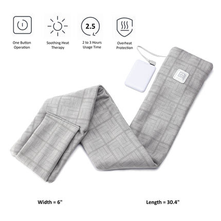 Carepeutic Cordless Wearable Warming Therapy Cozy Scarf