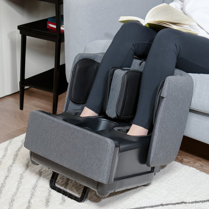 Carepeutic Foldable Ottoman Shiatsu Foot and Leg Massage Machine