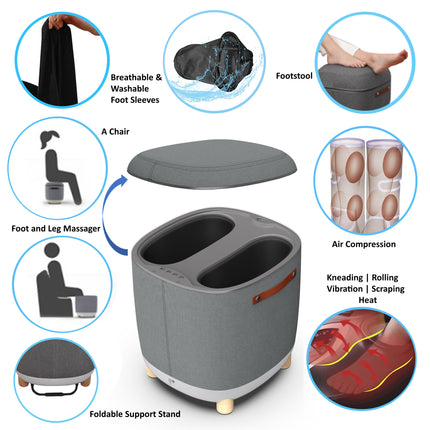 Carepeutic Comfy Home Ottoman Massager