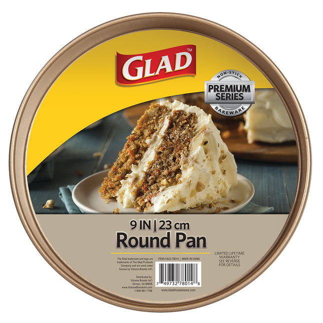 GLAD Premium Gold Round Pan - 9in.