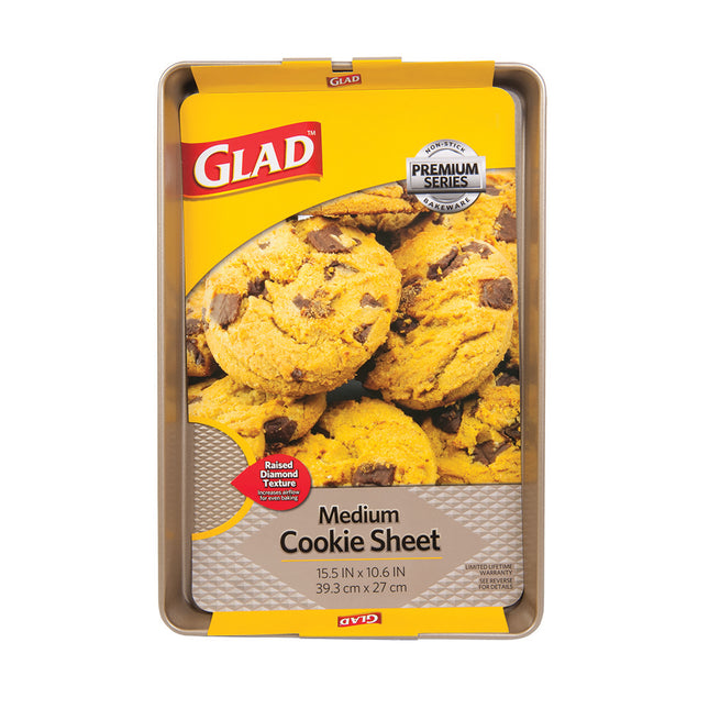 GLAD Premium Gold Cookie Sheet - Medium 15.5in x 10.6in.
