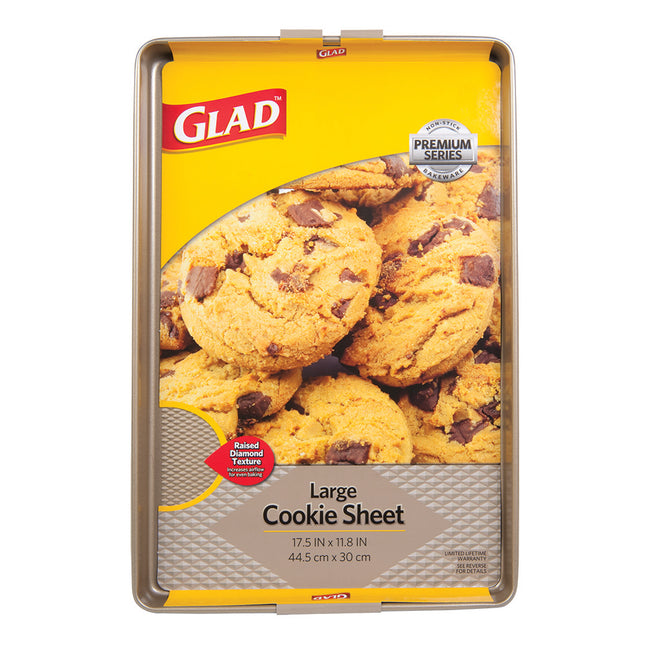 GLAD Premium Gold Cookie Sheet - Large 17.5in x 11.8in x 1in.