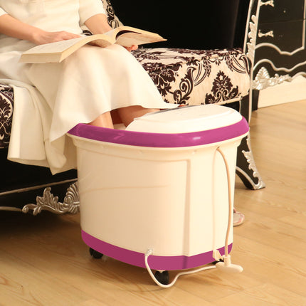 Carepeutic Touch Screen Water-Jet Foot and Leg Spa Massager, Purple/White