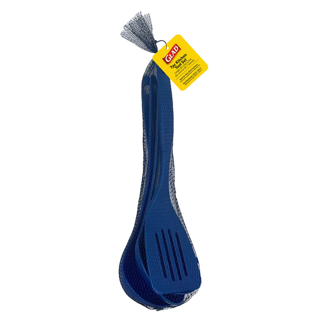 Glad Nylon Kitchen Tools 7pc Blue