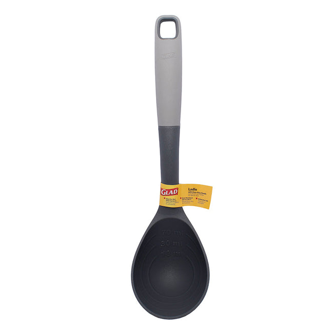 Glad Ladle W Easy Grip Handle Grey