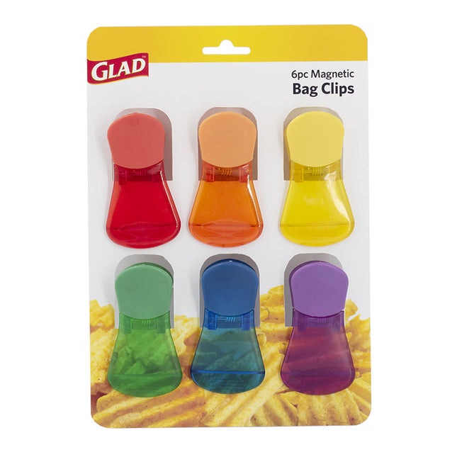 Glad Magnetic Bag Clip 6pk
