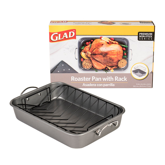 Glad Roaster Pan w Rack