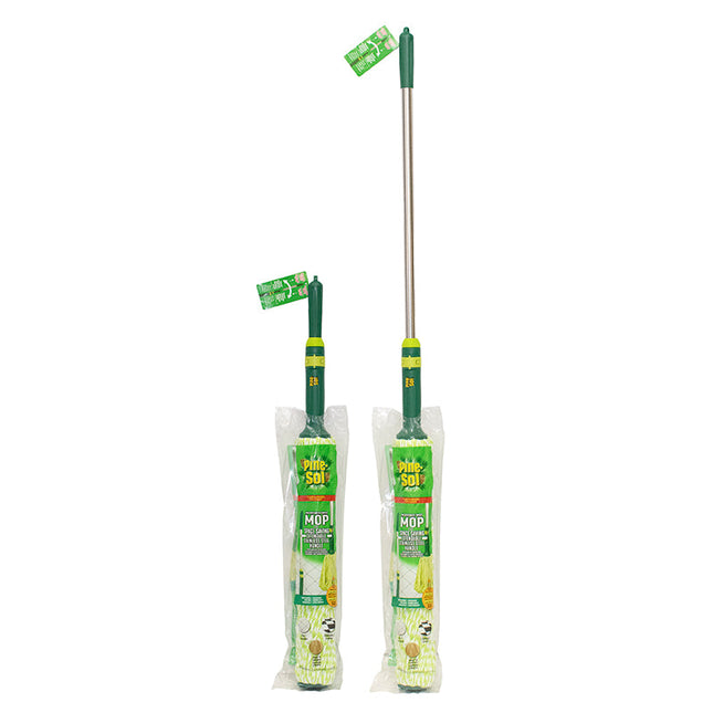 Pine-Sol Microfiber Twist Mop Ss Telescopic Handle
