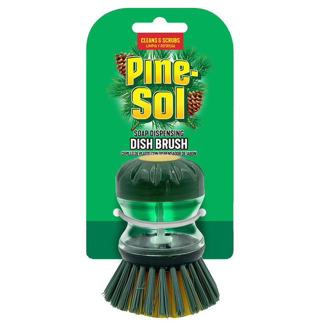 Pine-Sol Soap Dispenser Dish Brush