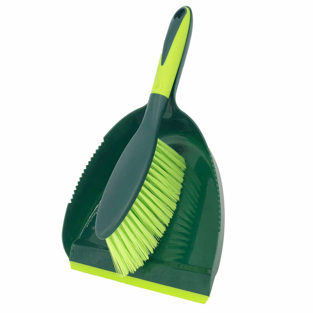 Pine-Sol Premium Soft Grip Brush & Dust Pan
