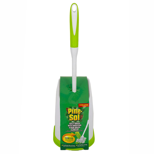 Pine-Sol Premium Soft Grip Toilet Brush Set