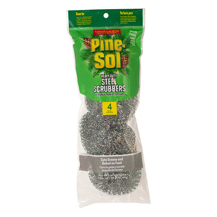 Pine-Sol Steel Scrubbers 4pk