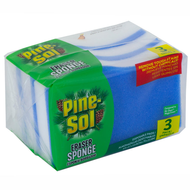 Pine-Sol Eraser Sponge 3pk