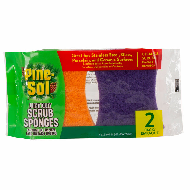 Pine-Sol Light-duty Sponge 2pk Asstd Clr